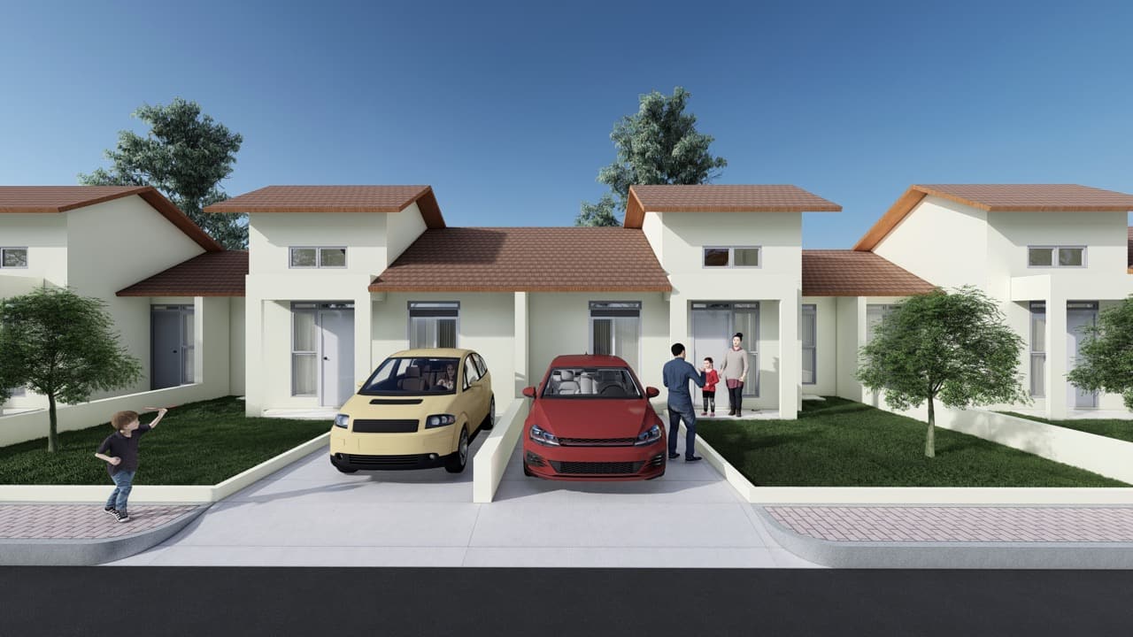 Rumah Precast Tipe 45